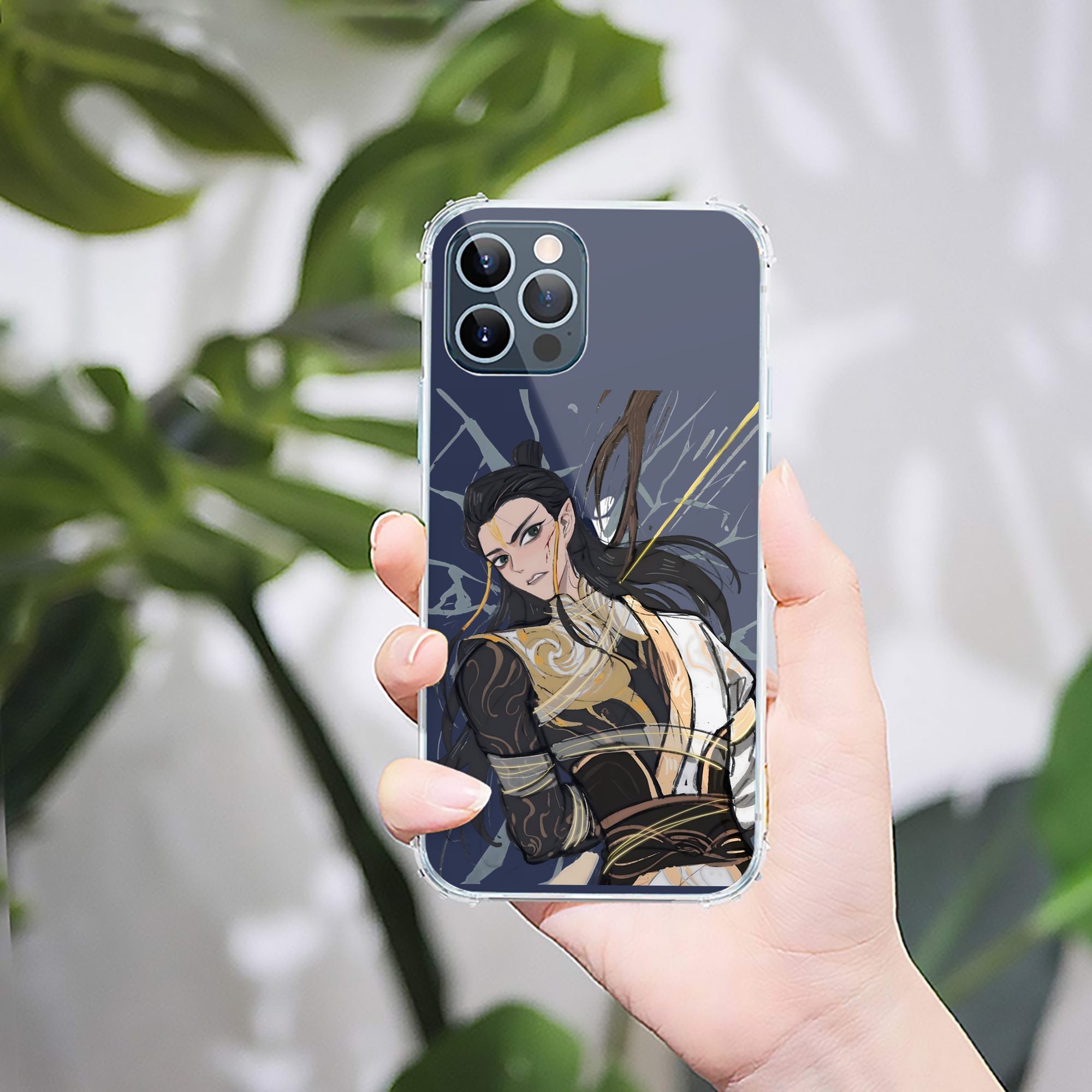 （画像用） Ne Zha 2 ナタ 魔童の大暴れ 【iPhone 12シリーズ対応】透明スマホケース（クリアソフトケース）
